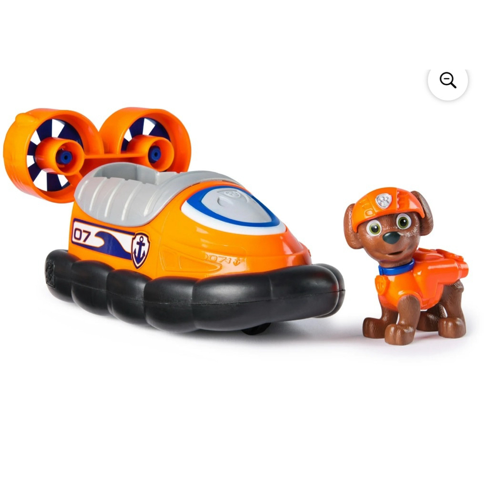 NEW PAW Patrol Zuma's Hovercraft Action Figure One Size Orange Blue